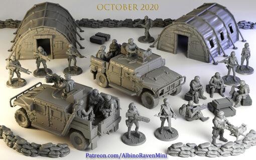 Oktober 2020 Albinoraven Miniaturen 3d print model - Mito3D