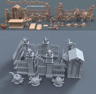october 2020 heroes beasts miniatures 3d print model - Mito3D