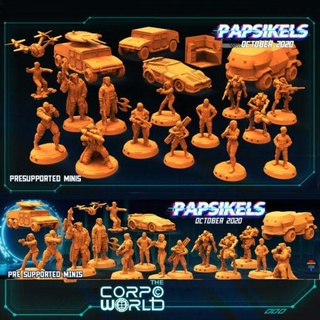 Outubro 2020 scifi papsikels miniaturas 3d print model - Mito3D