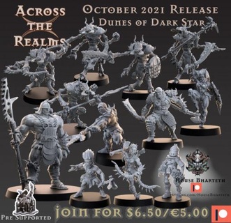 october 2021 realms miniatures realm 3d print model - Mito3D