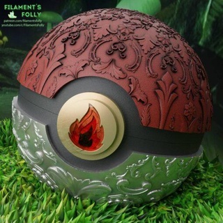 ornamentale pokeball capace modello stl casa anime pok lun 3d print model - Mito3D