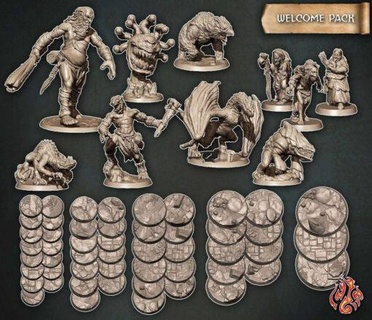 pack crippled god foundry miniatures 3d print model - Mito3D