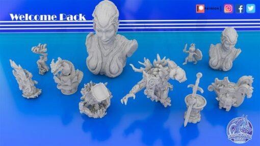 pack dragonslake miniatures 3d print model - Mito3D