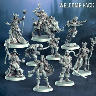 pack ancre miniatures 3d print model - Mito3D