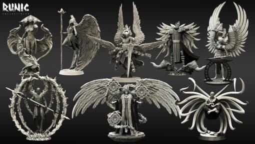pack runic collectibles miniatures 3d print model - Mito3D