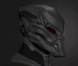 predator helmet able model stl home 3d print 3d print model - Mito3D