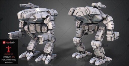 yırtıcı robot ed model stl ev 3d yazdır 3d print model - Mito3D