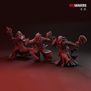psychic squad imperial force redmakers home miniatures 3d print model - Mito3D