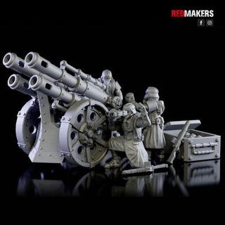 quattro cañón artillería imperial fuerza redmakers hogar casa miniaturas 3d print model - Mito3D