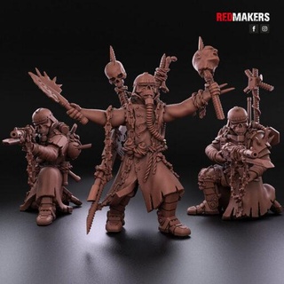 renegade death squad heretics redmakers home miniatures 3d print model - Mito3D