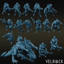reptilian soldier army 3d print model - Mito3D