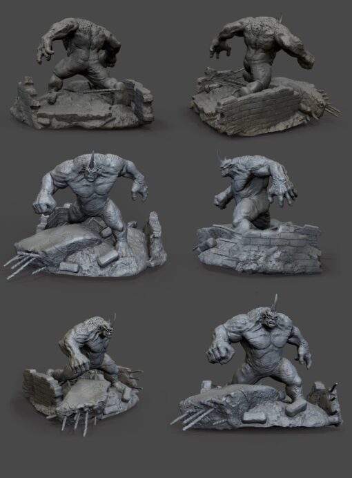rhino monster 3D print model - Mito3D