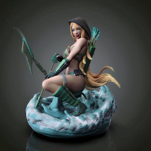 Robin hoo Mädchen 3D print model - Mito3D