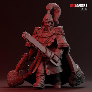 royal regiment officer imperial force redmakers home miniatures 3d print model - Mito3D