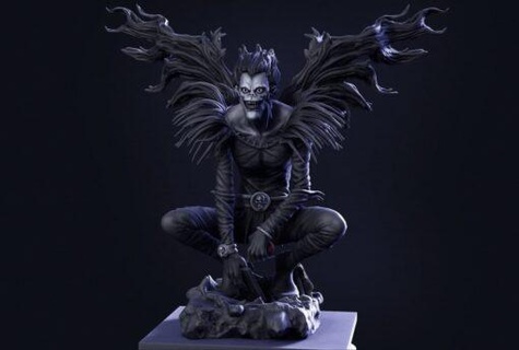 ryuk death note able model stl home anime 3d print model - Mito3D