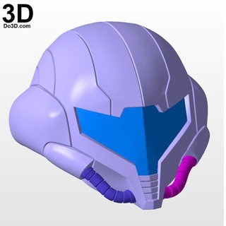 samus aran helmet able model stl home 3d print 3d print model - Mito3D