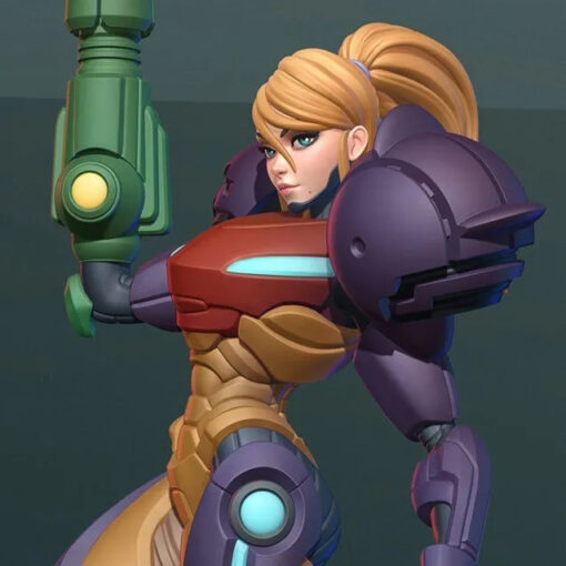 samus aran metroid model stl home games 3D print model - Mito3D