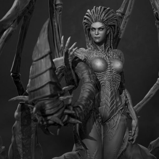 sarah kerrigan fähig modell stl zuhause haus spiele sternen schiff 3D print model - Mito3D