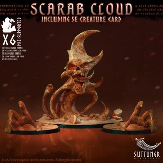 scarabeo nube abito miniature 3d print model - Mito3D