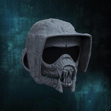 batedor Soldado crânio capacete 3d print model - Mito3D