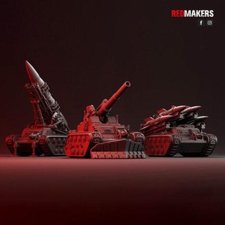 autopropulsado artillería imperial fuerza redmakers hogar casa miniaturas 3d print model - Mito3D