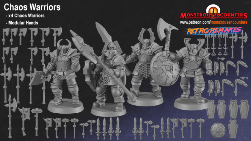 september 2019 fantasy monstrous encounters miniatures 3d print model - Mito3D