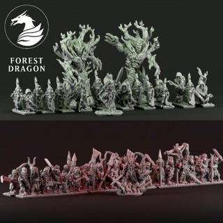 setembro 2020 floresta Dragão casa miniaturas 3d print model - Mito3D