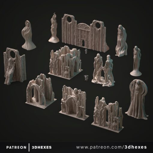 septembre 2021 3dhexes Accueil maison miniatures 3D print model - Mito3D