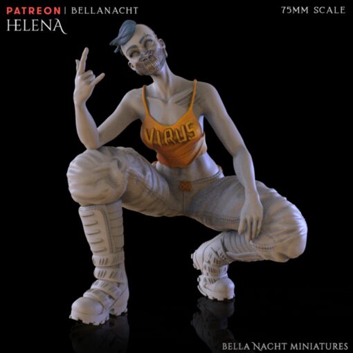 September 2021 Bella nacht Miniaturen 3D print model - Mito3D