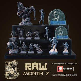 september 2021 ronin arts miniatures 3d print model - Mito3D
