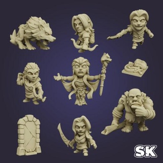 september 2021 stone king home miniatures 3d print model - Mito3D