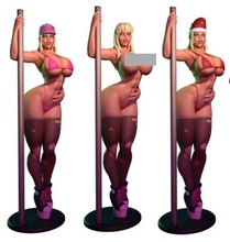 sexy fêmea herói nsfw ing modelo stl casa 3d impressão 3d print model - Mito3D
