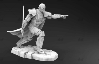 Sith savaşçı Darth malgus 3d print model - Mito3D