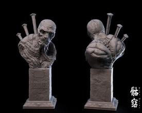 esqueleto Guerreiro desossador 3d print model - Mito3D
