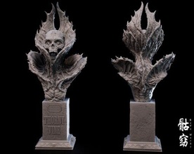 skeleton warrior thorny vine 3d print model - Mito3D