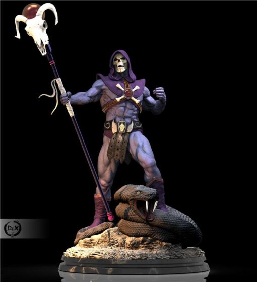 skeletor homem mestres of universo ed modelo stl casa 3d impressão 3D print model - Mito3D