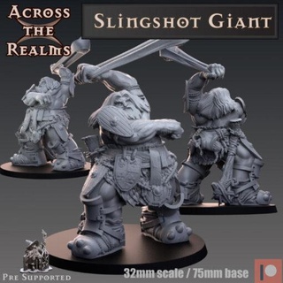 slingshot giant realms miniatures realm 3d print model - Mito3D