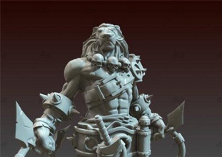 sphinx guerrier 3d print model - Mito3D