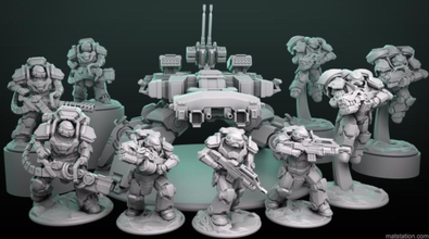 storm guard-suppression squad 3d print model - Mito3D
