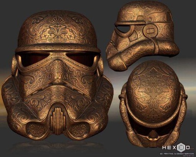 stormtrooper carved helmet able model stl home 3d print 3d print model - Mito3D