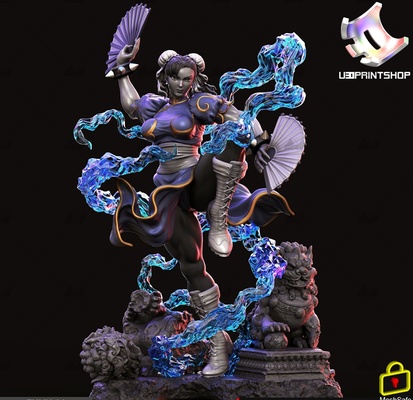 street fighte chunli ing model stl home games fighter 3d print model - Mito3D