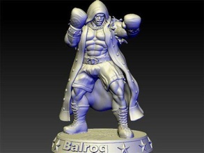 street fighter v balrog ing model stl home games 3d print model - Mito3D