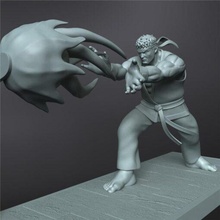 strada combattente gouki vs ryu ed modello stl casa giochi 3d print model - Mito3D