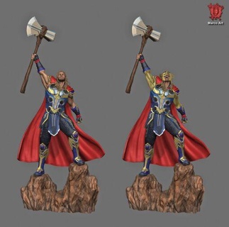 thor able model stl home marvel 3d print model - Mito3D