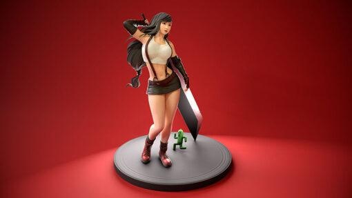 Tifa Lockhart hünerli model stl ev oyunlar final fantezi 3d print model - Mito3D