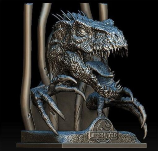 tiranossauro jurássico mundo 3D print model - Mito3D