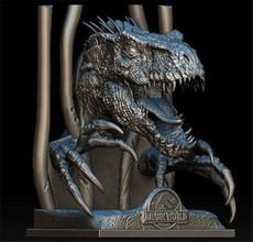tyrannosaure jurassique monde 3d print model - Mito3D