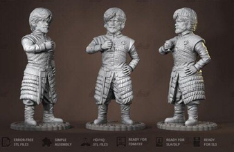 tyrion lannister game of thrones ing model data stl home 3d print 3d print model - Mito3D