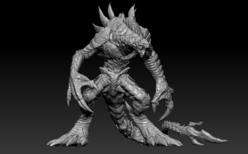 ultimate giant monster model stl 3d print 