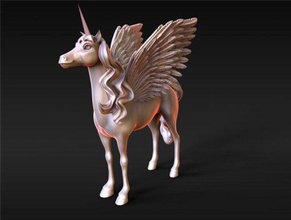 unicornio juguete ed modelo stl hogar casa 3d impresión 3d print model - Mito3D